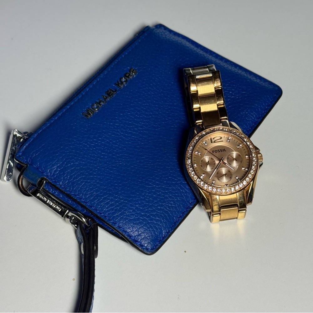 Rose Gold Fossil Watch